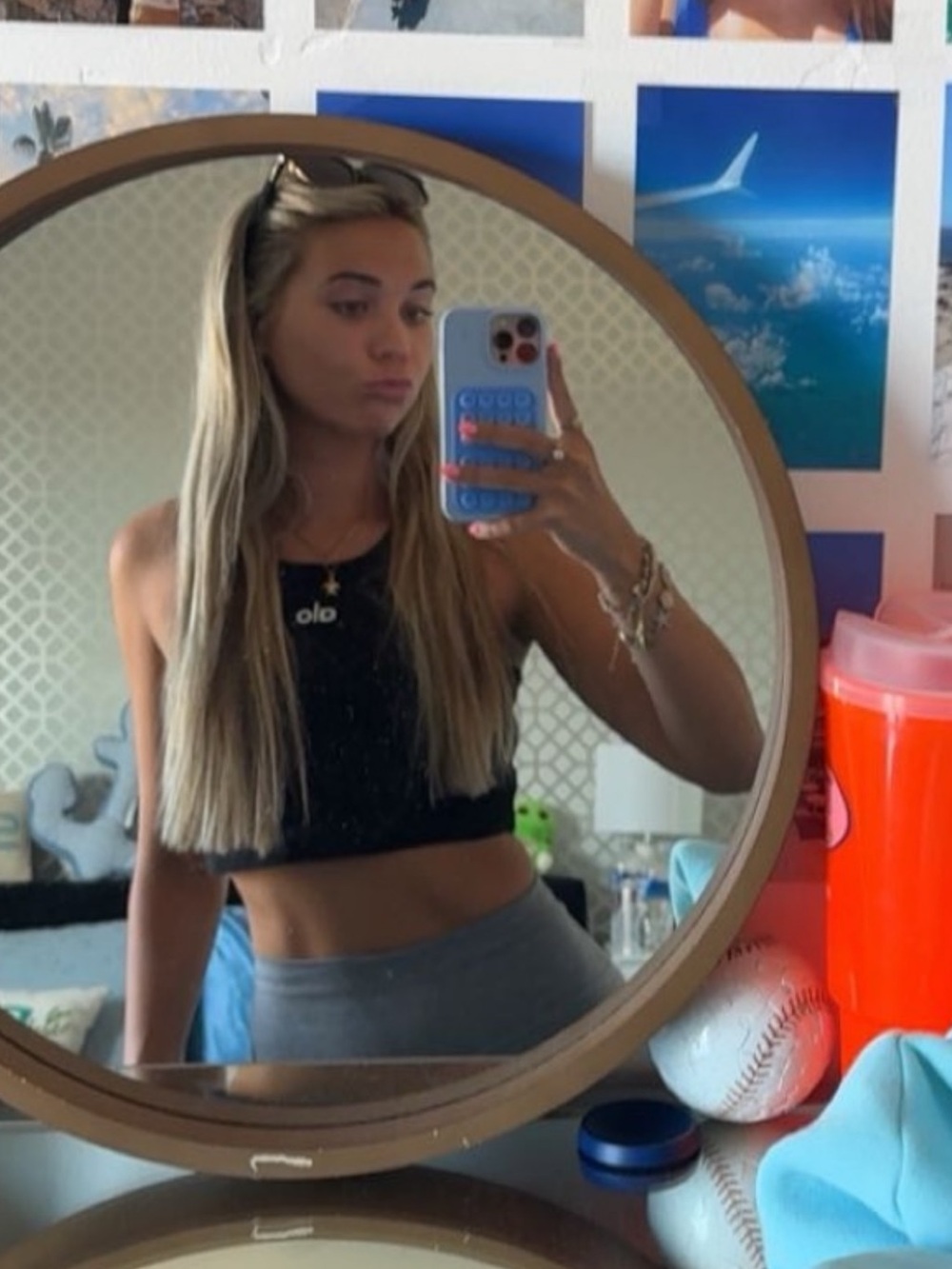 Black Cropped Tank Top - Simple Everyday Crop ALO TOP